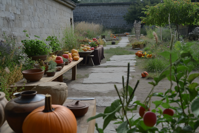 Serene Outdoor Market