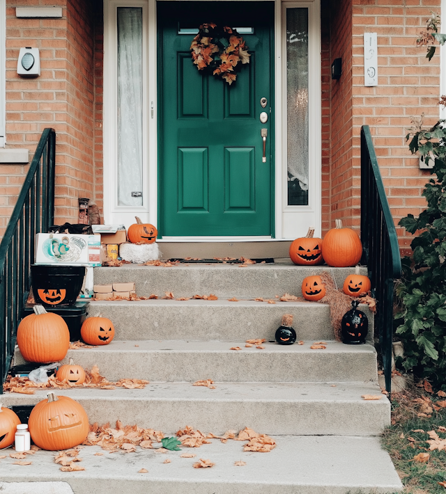 Halloween Front Porch