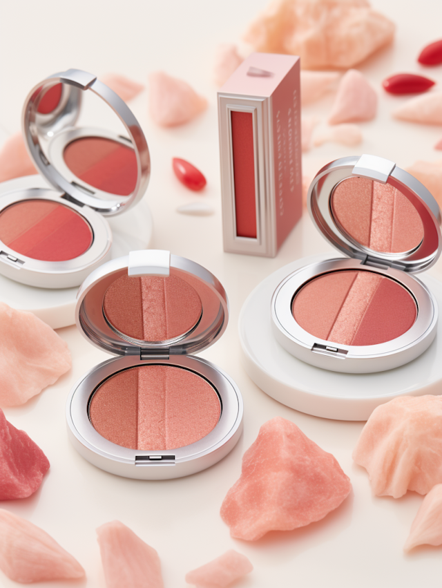 Feminine Elegance Blush Palette Array