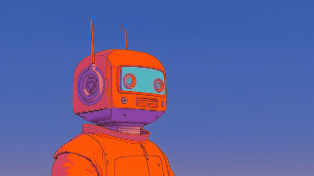 Retro-Futuristic Robot