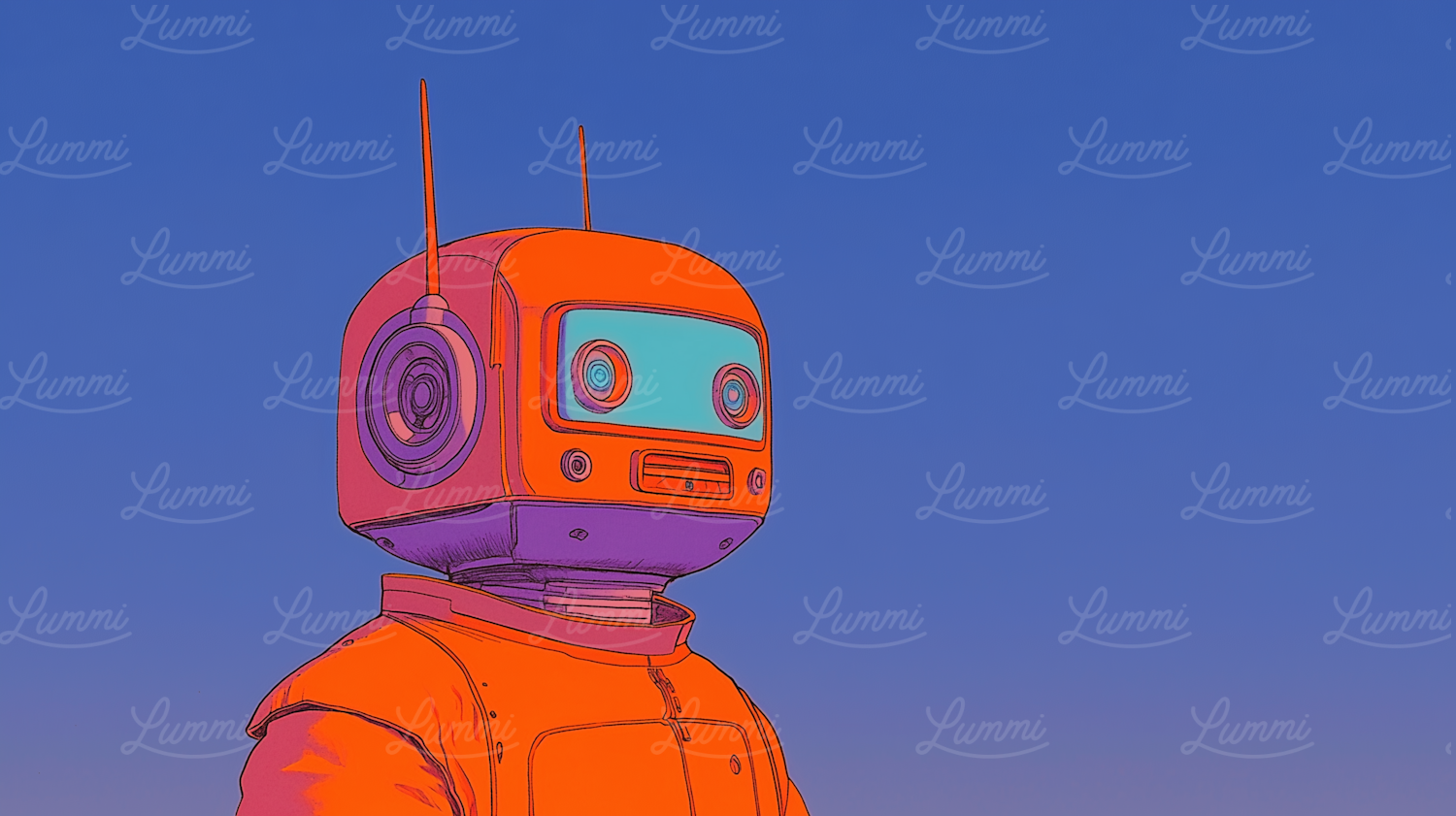 Retro-Futuristic Robot