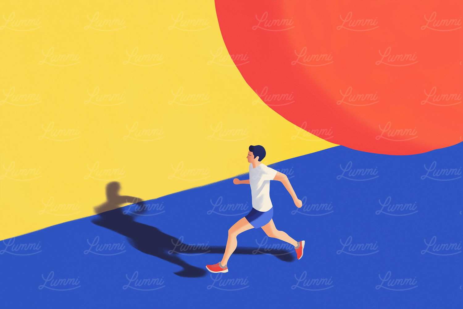 Dynamic Runner Illustration