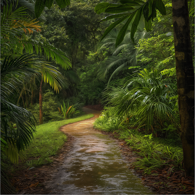 Secluded Jungle Path