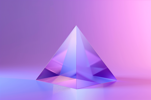 Geometric Crystal Pyramid