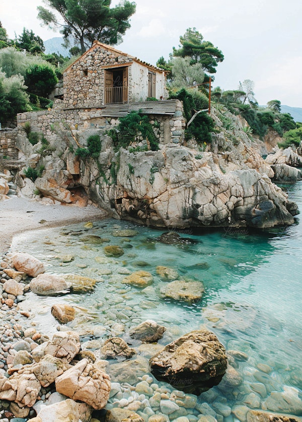 Serene Rustic Coastal House