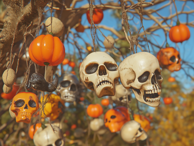 Halloween Tree Decorations