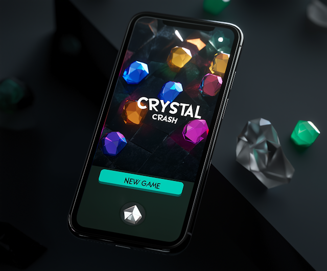 Crystal Crash Game on Smartphone