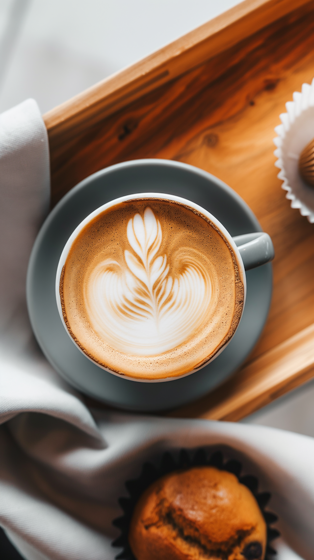 Latte Art with Rosetta Design