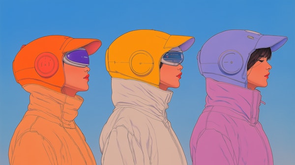 Futuristic Fashion Trio