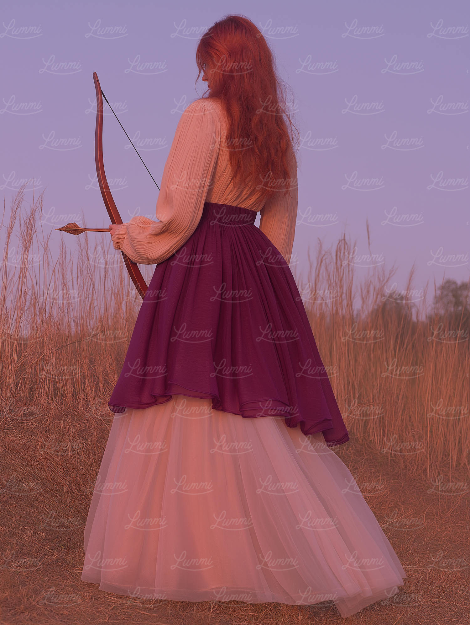 Ethereal Archer in Dusk