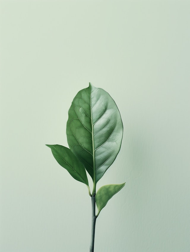 Elegant Green Leaf