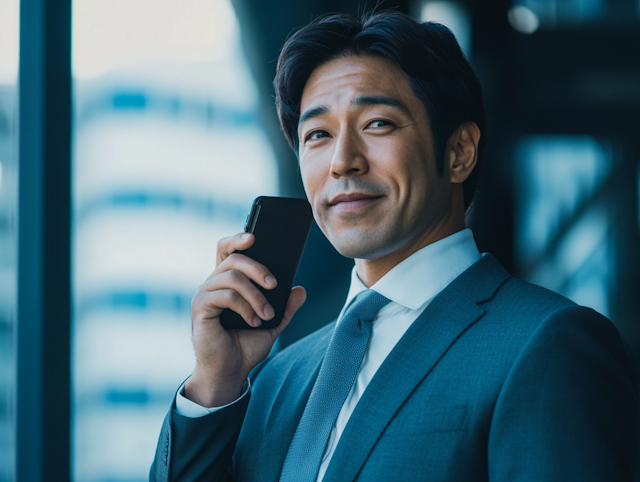 Businessman on Phone