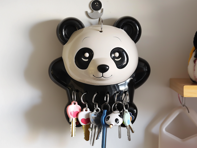 Panda Themed Key Holder