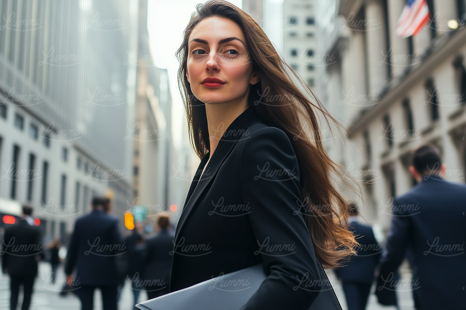 Professional Woman in Urban Environment