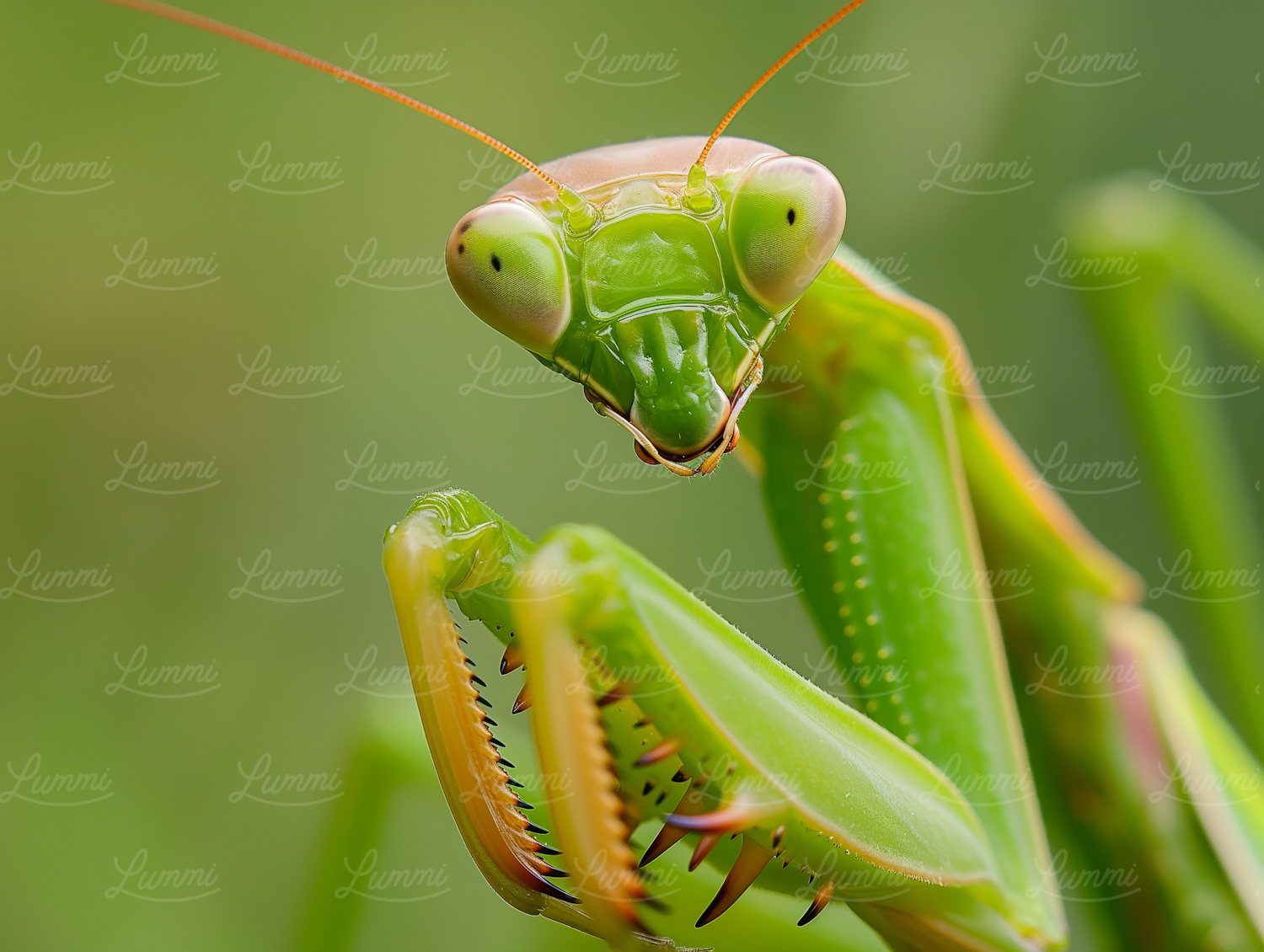 Praying Mantis Portrait