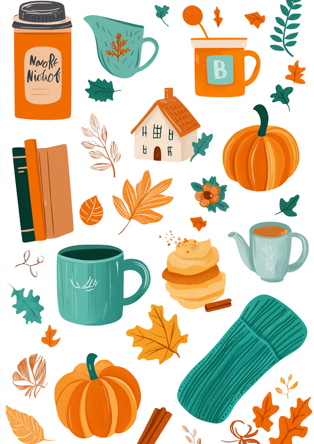 Autumn Comfort Illustration