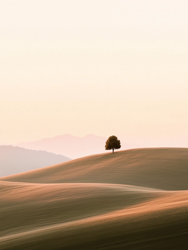 Tranquil Hilltop Solitude