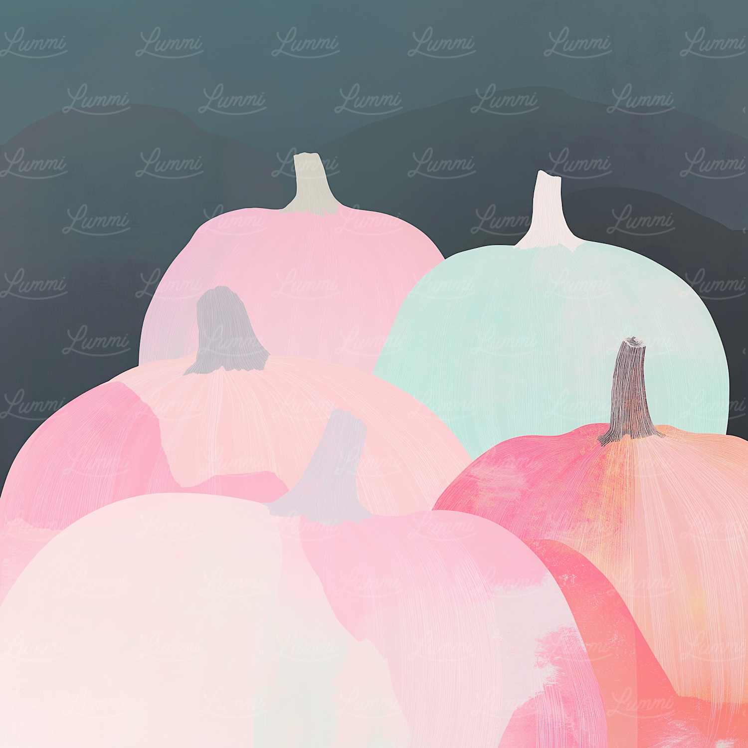 Pastel Pumpkins