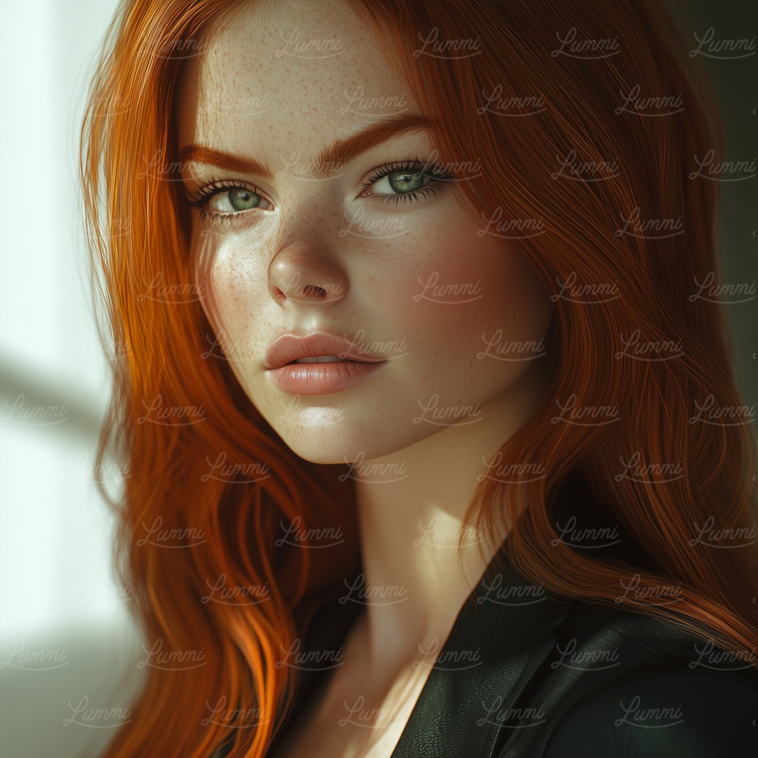 Portrait of a Young Woman with Red Hair