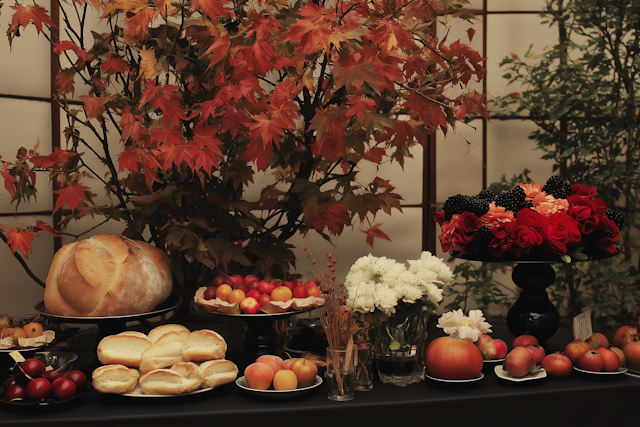 Autumn-Themed Table Setting