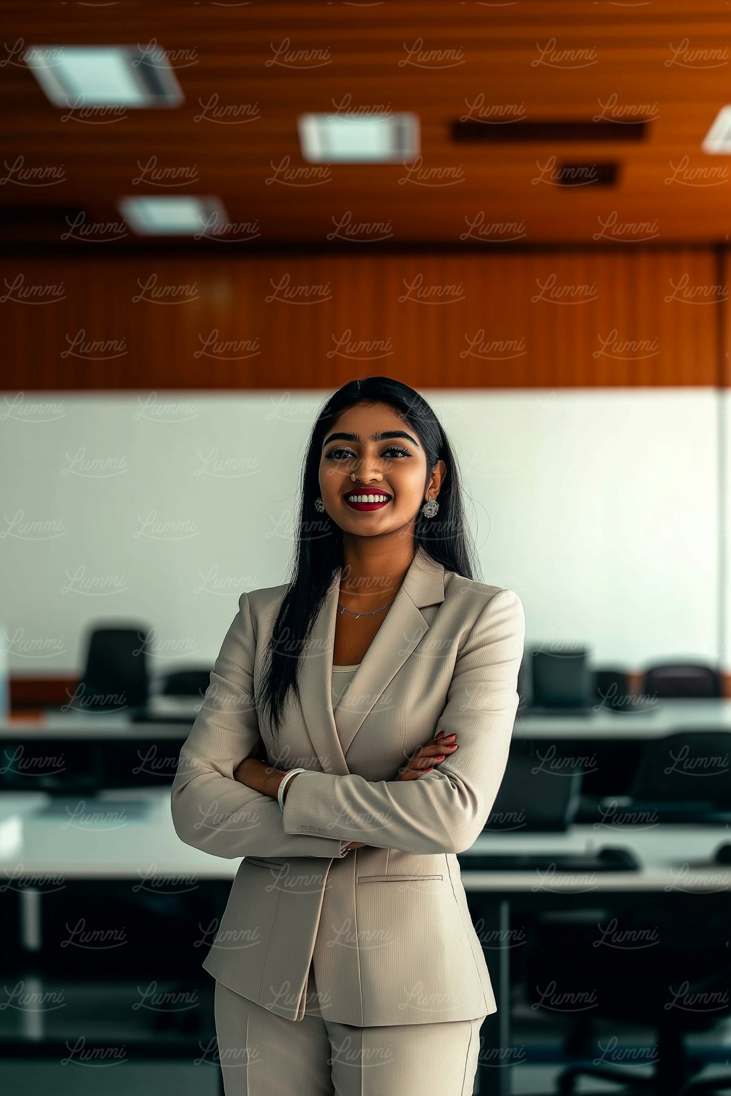 Confident Woman in Office