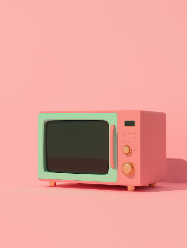 Retro Microwave Aesthetic