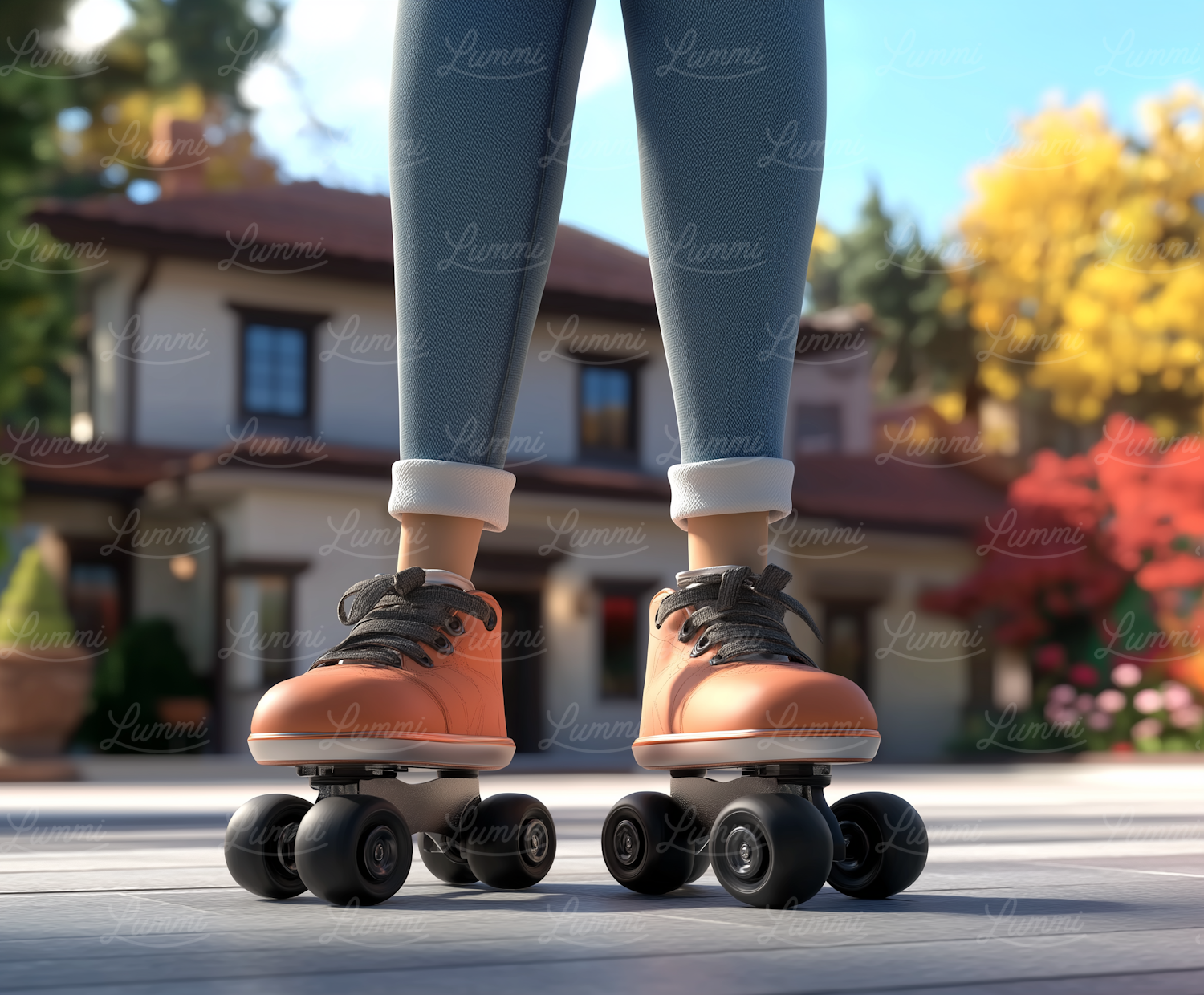 Autumn Roller Skating