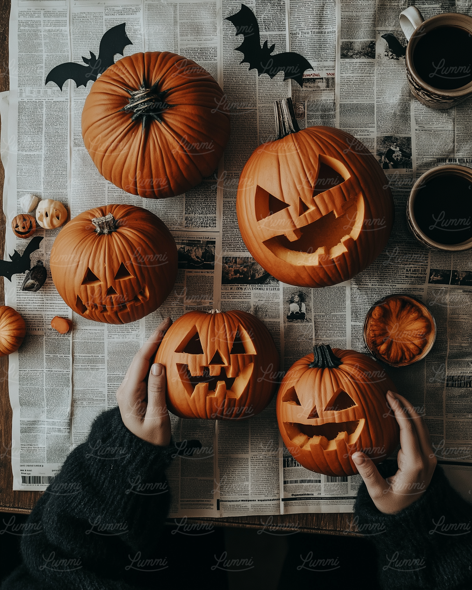 Halloween Pumpkin Arrangement