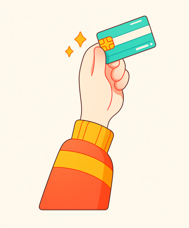 Hand Holding Credit Card