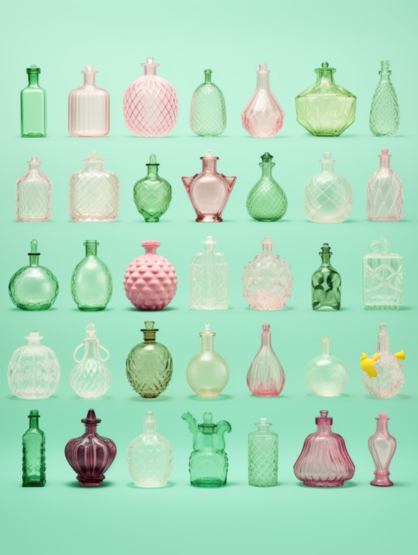 Vintage Elegance: A Curated Collection of Artisanal Glass Bottles