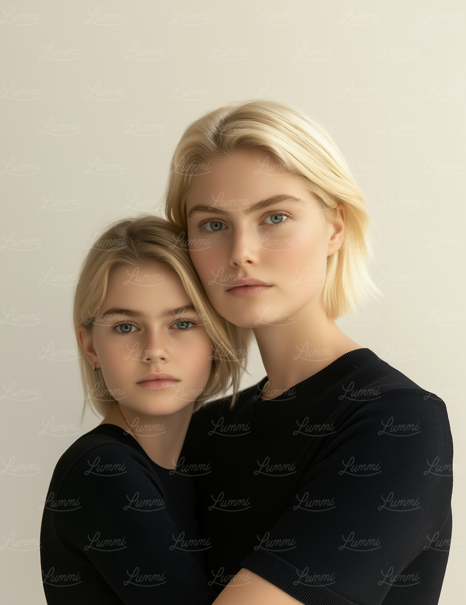 Blonde Duo Portrait