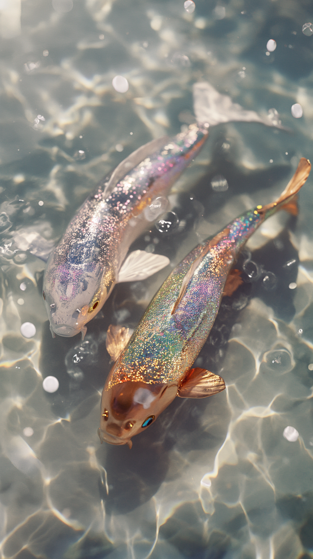 Iridescent Serenity Koi