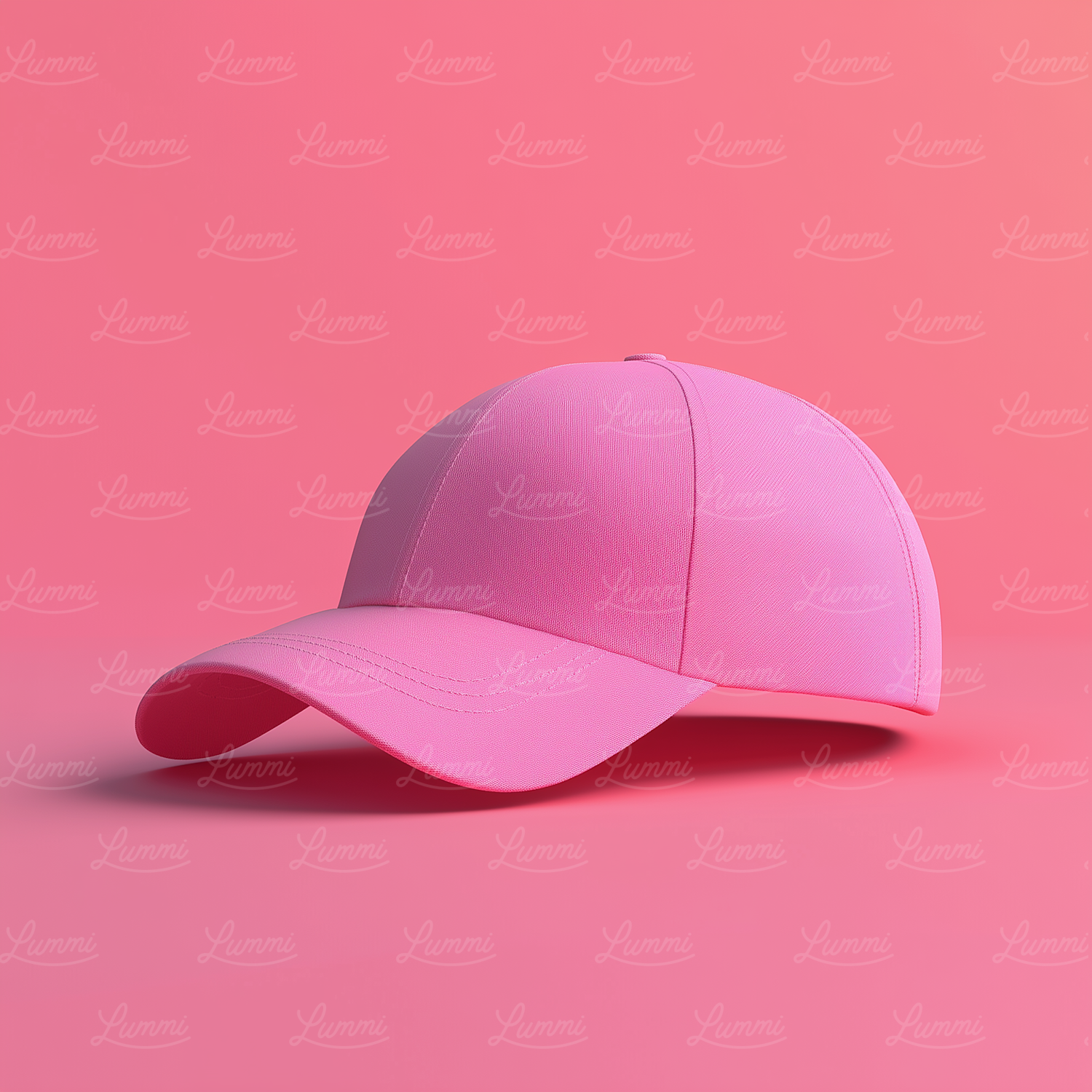 Minimalist Pink Baseball Cap