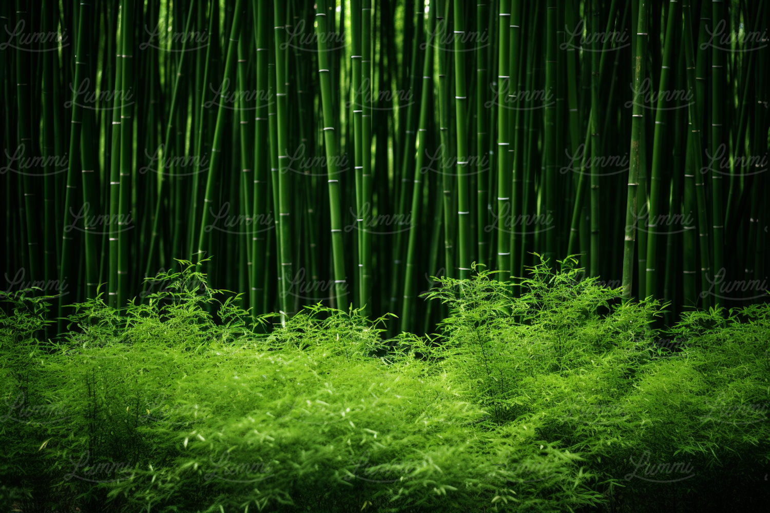 Serene Bamboo Grove Tranquility