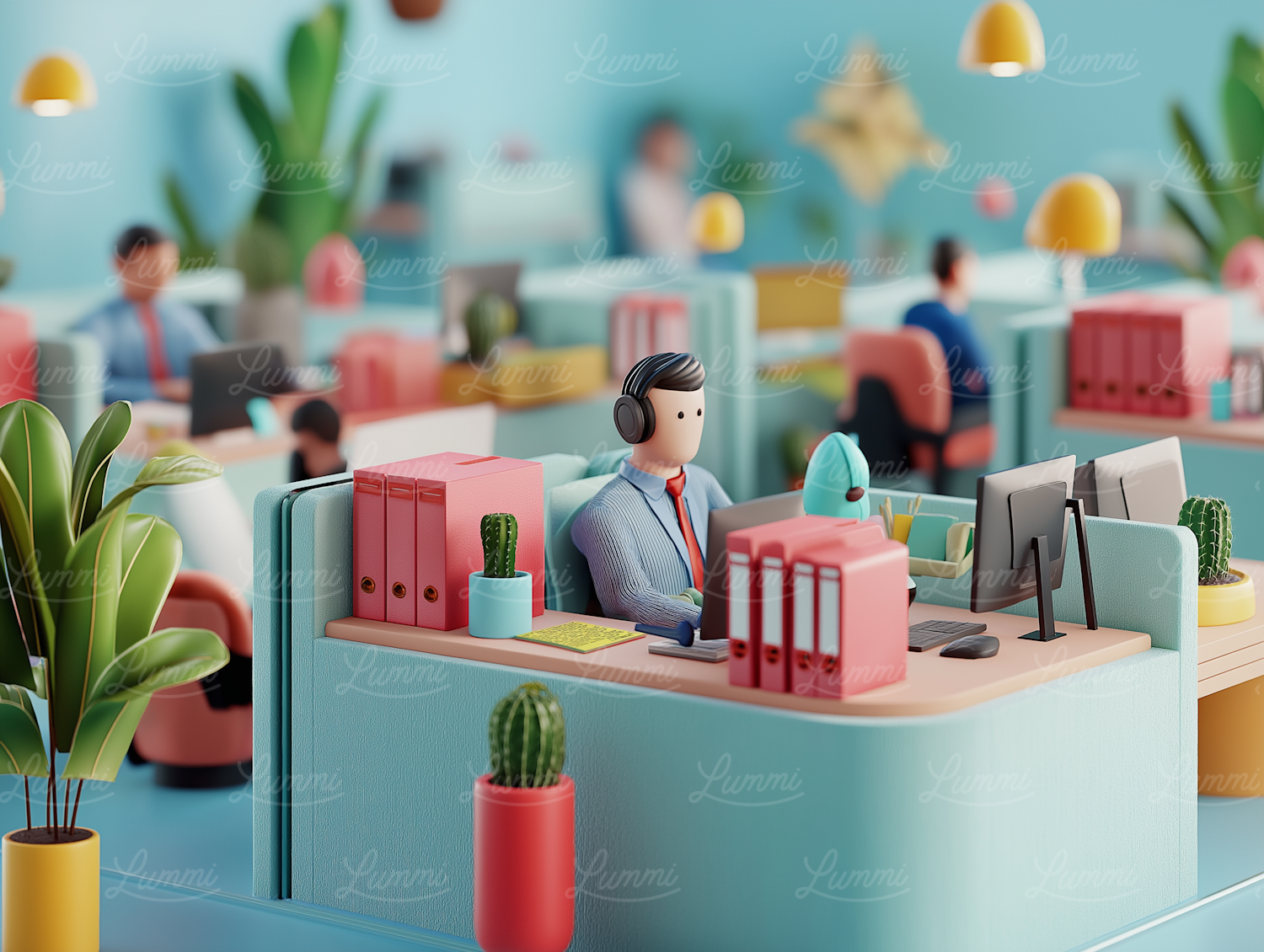 Miniature Office Wonderland