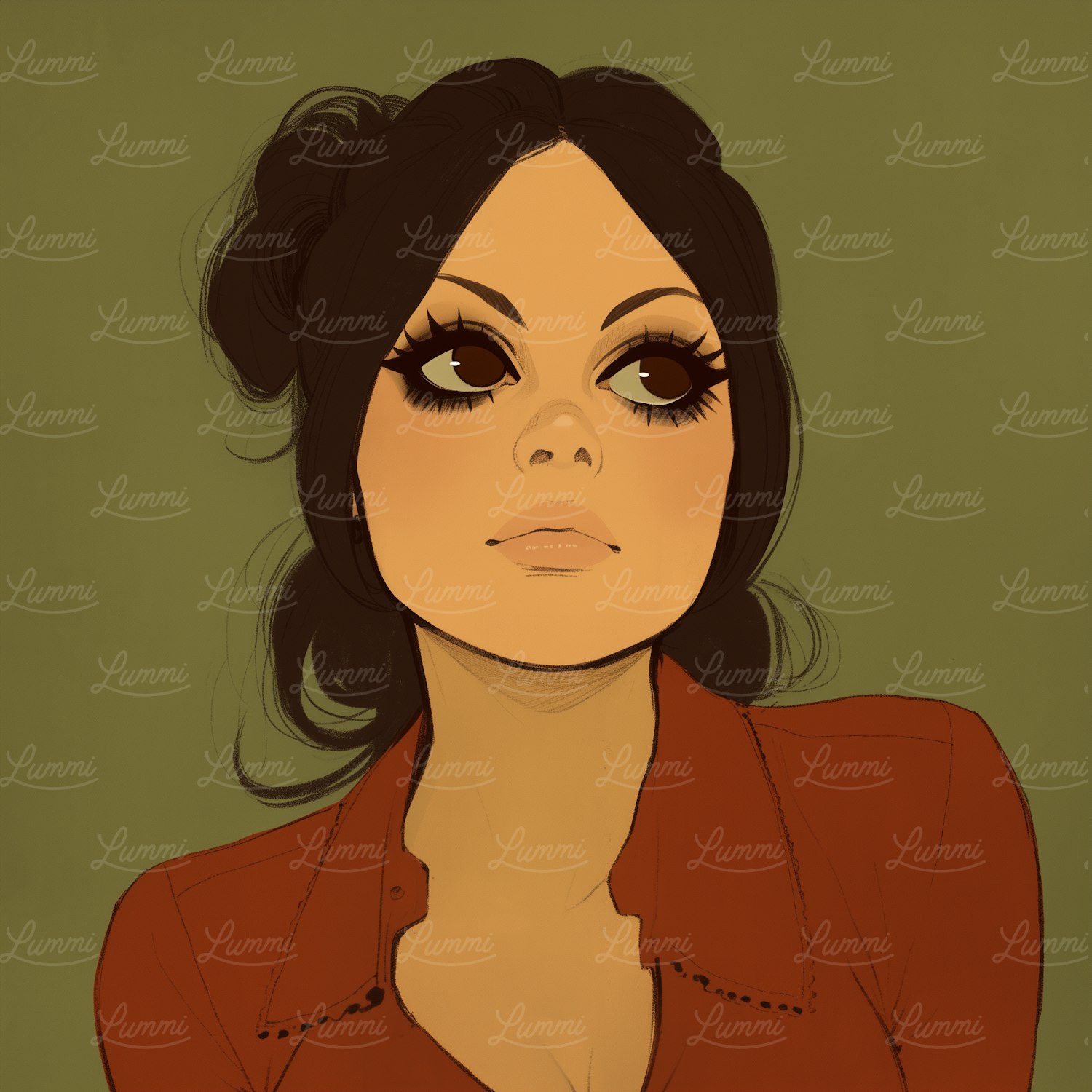 Stylized Woman Illustration