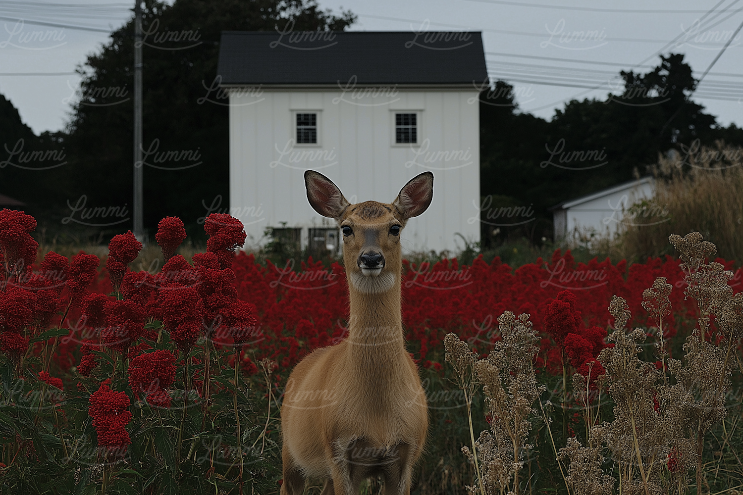 Deer in a Serene Landscape