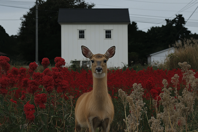 Deer in a Serene Landscape