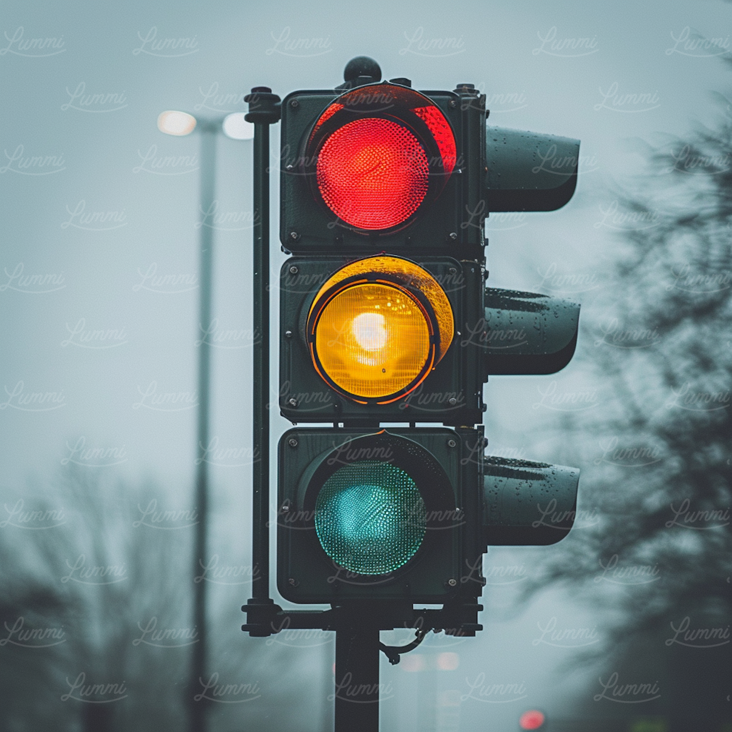 Foggy Traffic Light