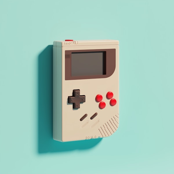 Vintage Portable Game Console