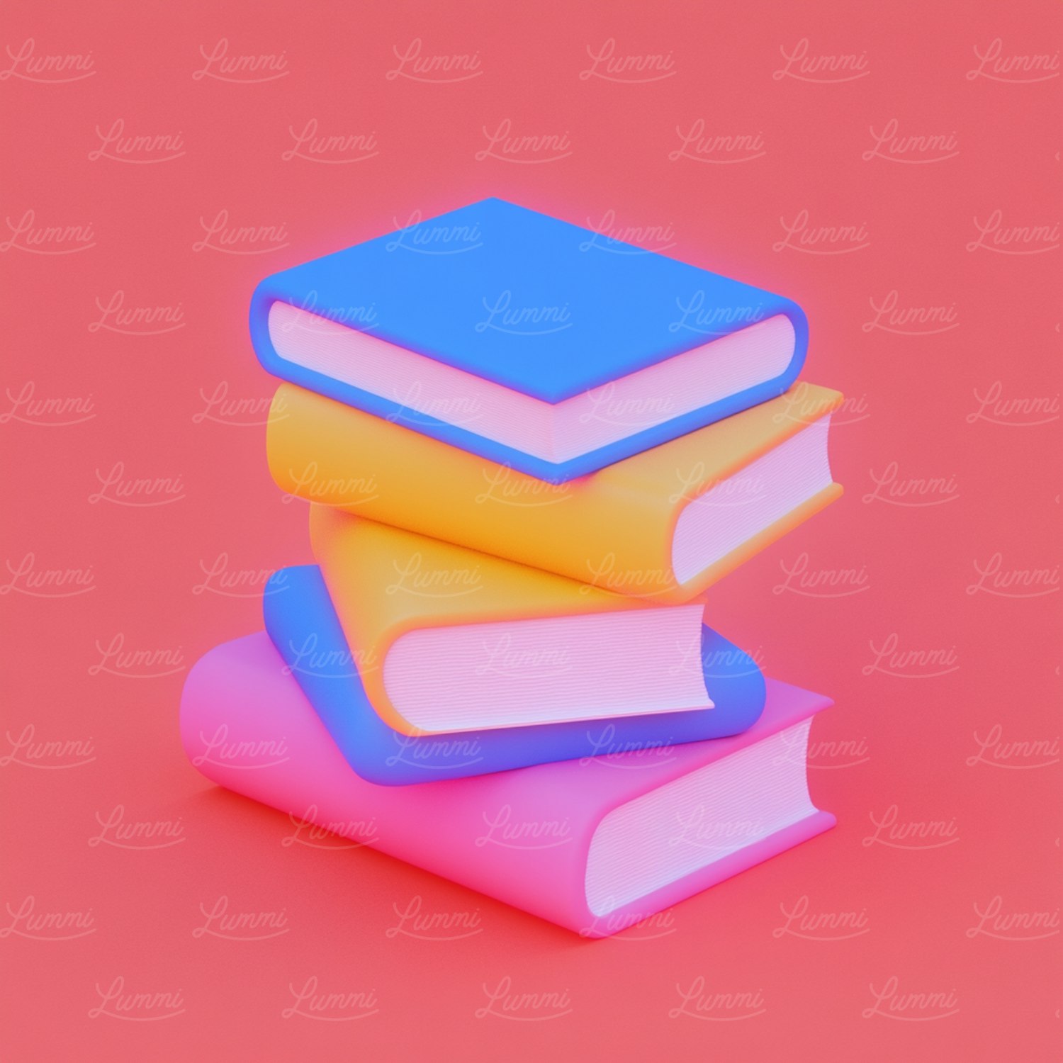 Colorful Stack of Books