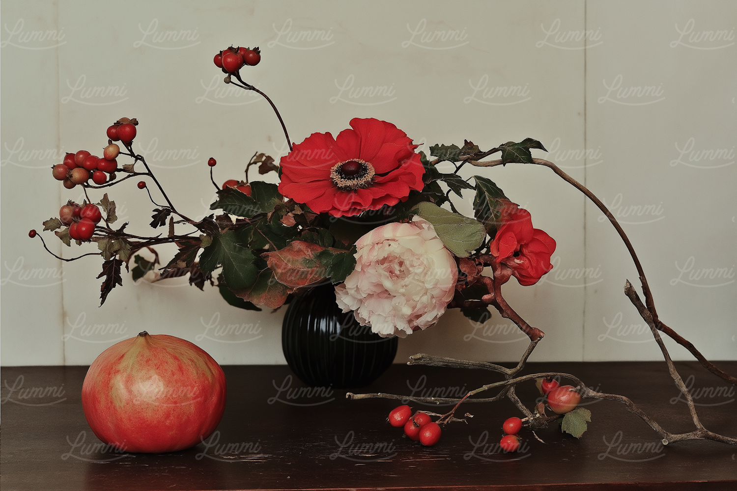 Still Life with Flowers and Pomegranate