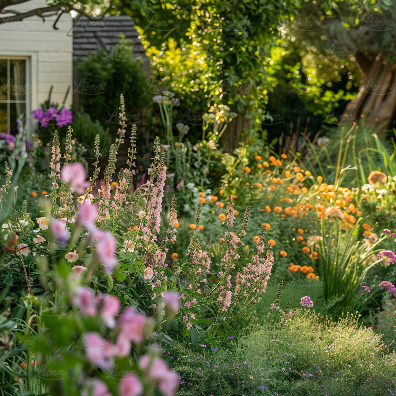 Enchanting Sunrise Garden