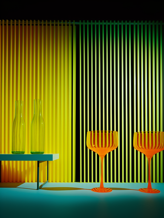 Chromatic Symphony in Glass and Stripes