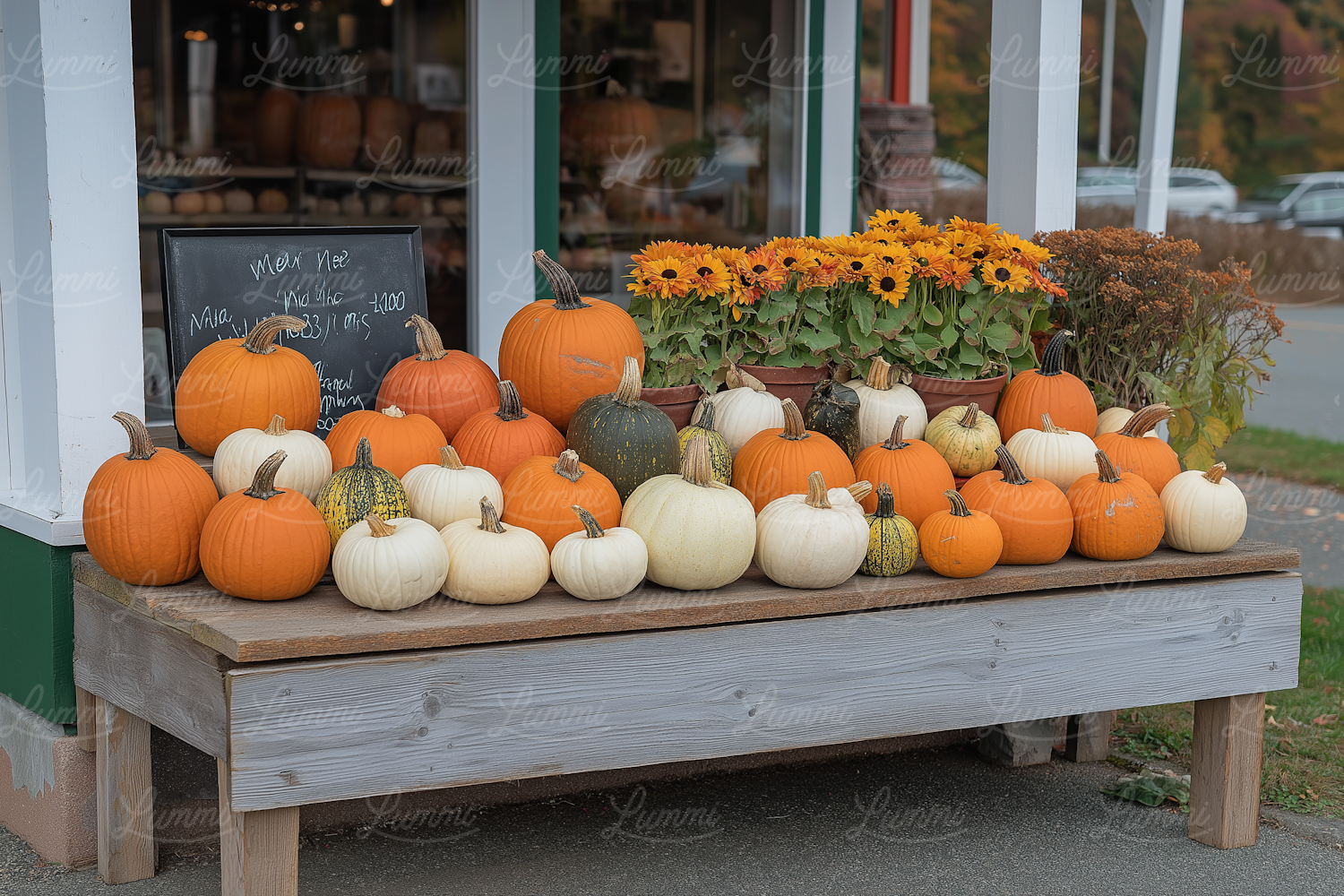 Autumn Pumpkin Display