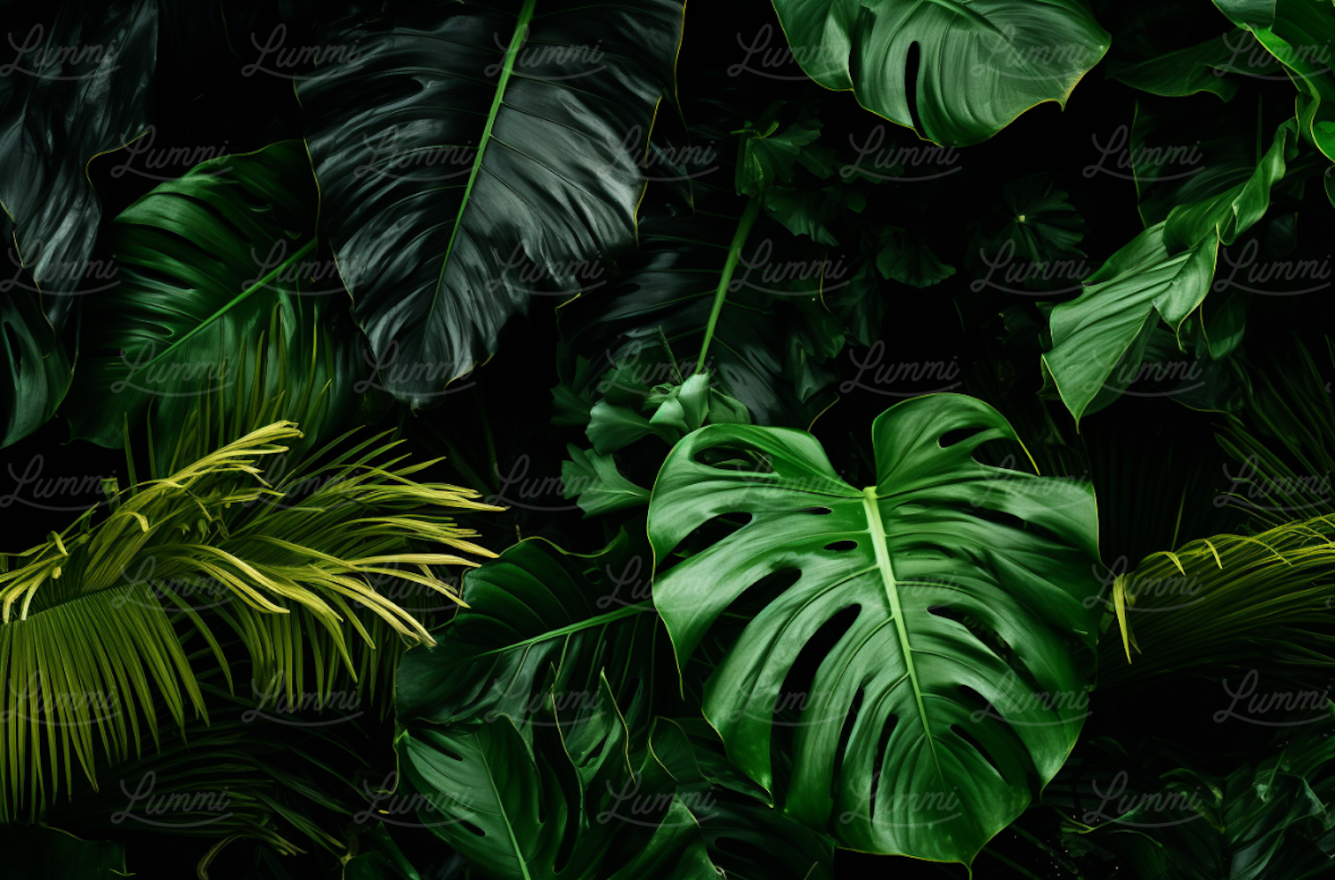 Tropical Foliage Tapestry