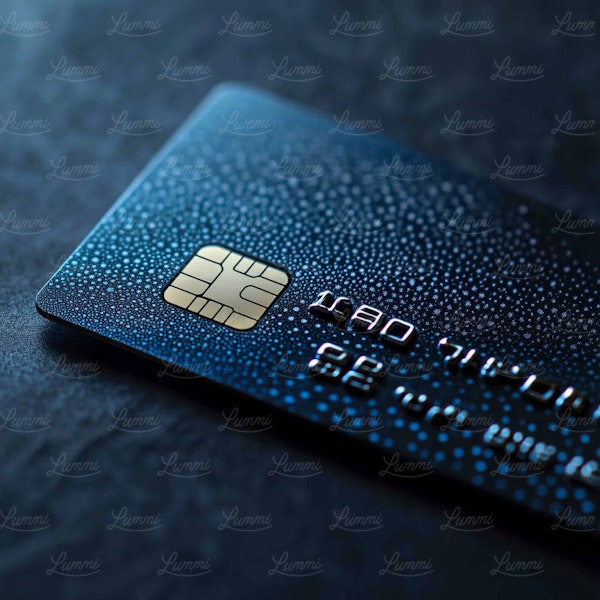 Black Credit Card Close-Up