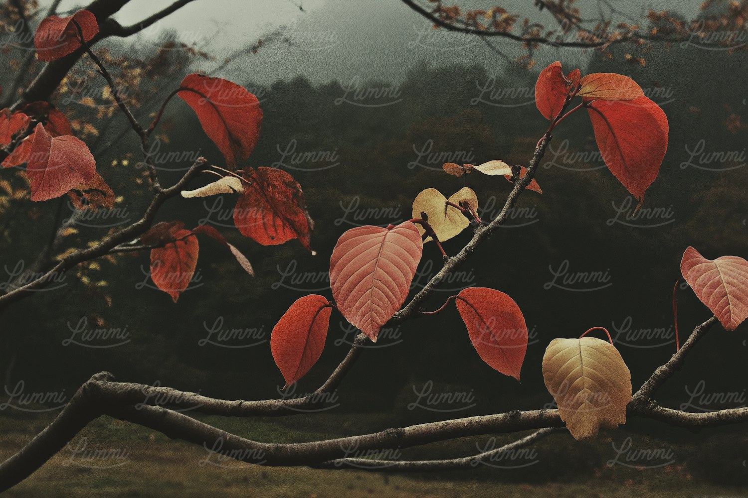 Autumn Leaves Close-Up