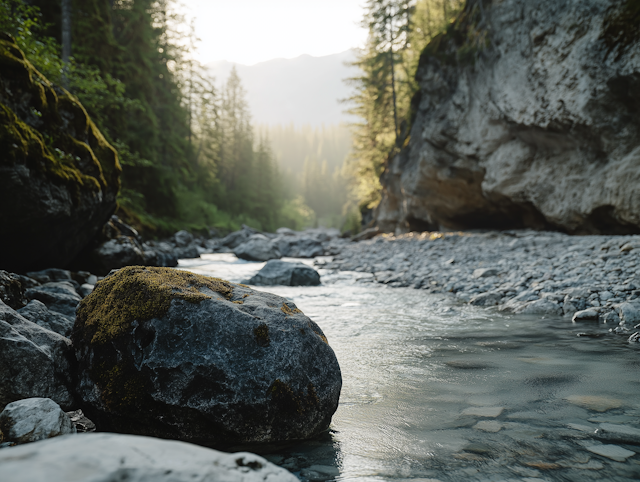 Serene River Landscape