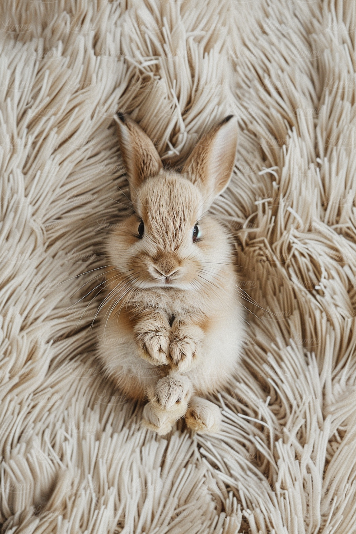 Serene Domestic Bunny